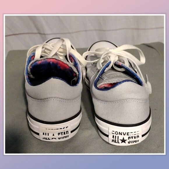 Converse Chuck Taylor All Star Madison Ox Shoes Wolf Grey-White 565222f Size 6 - Picture 3 of 5